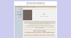 Desktop Screenshot of firstmortgagecorp.org